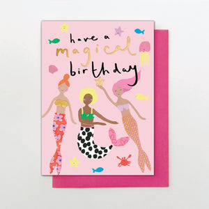 Mermaid Birthday Card