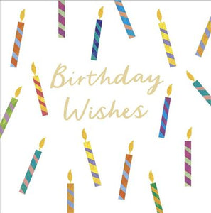 Sparkly Candles Birthday Card