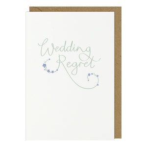 Wedding Regret Card