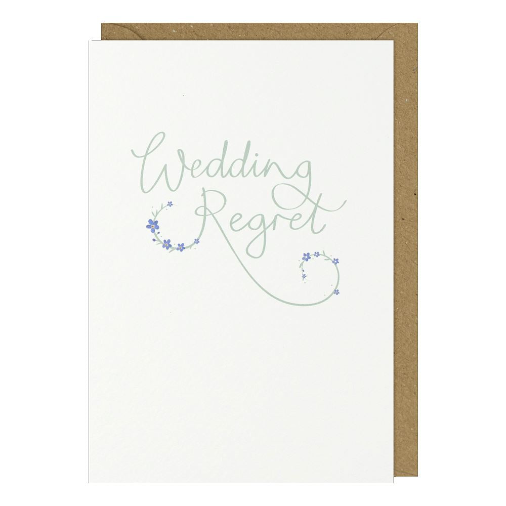 Wedding Regret Card