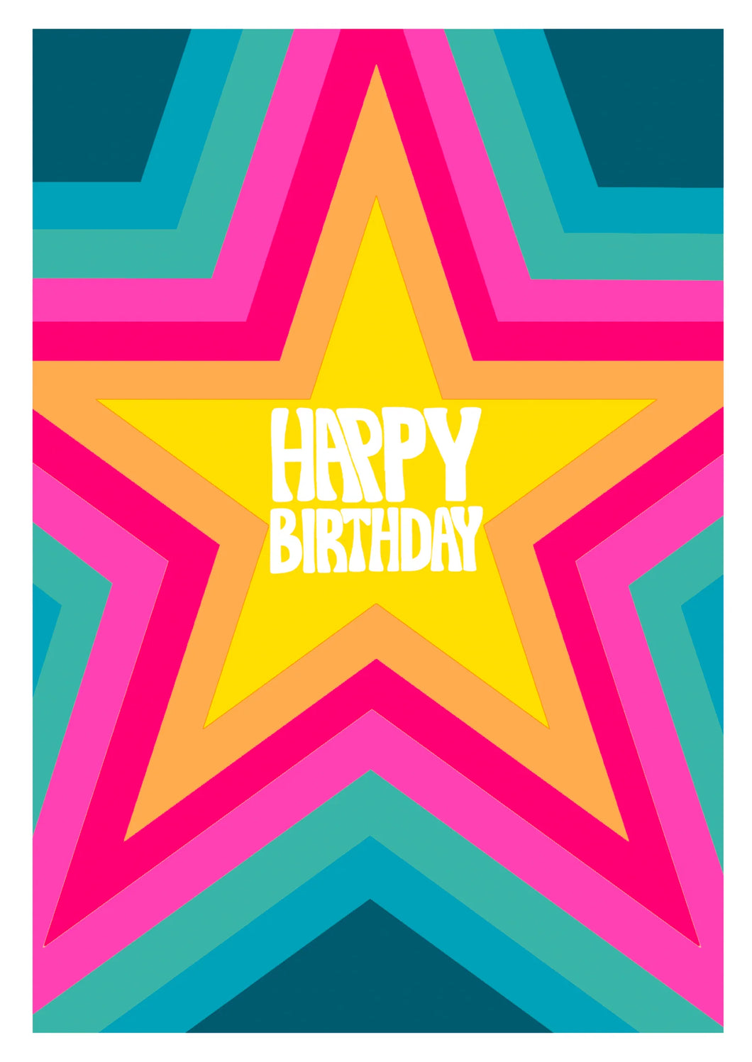 Star Birthday Card