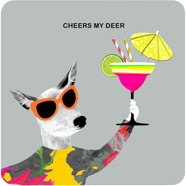 Cheers My Deer Coaster