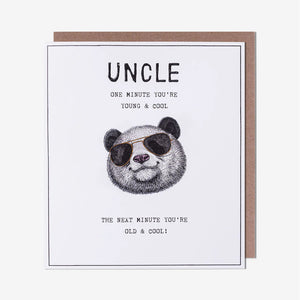 Old & Cool Uncle Birthday Card