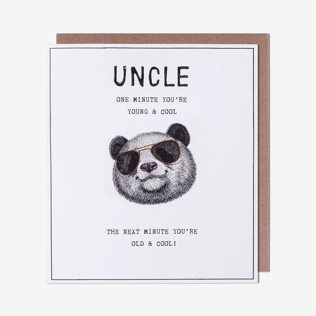 Old & Cool Uncle Birthday Card
