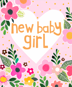 New Baby Girl Card