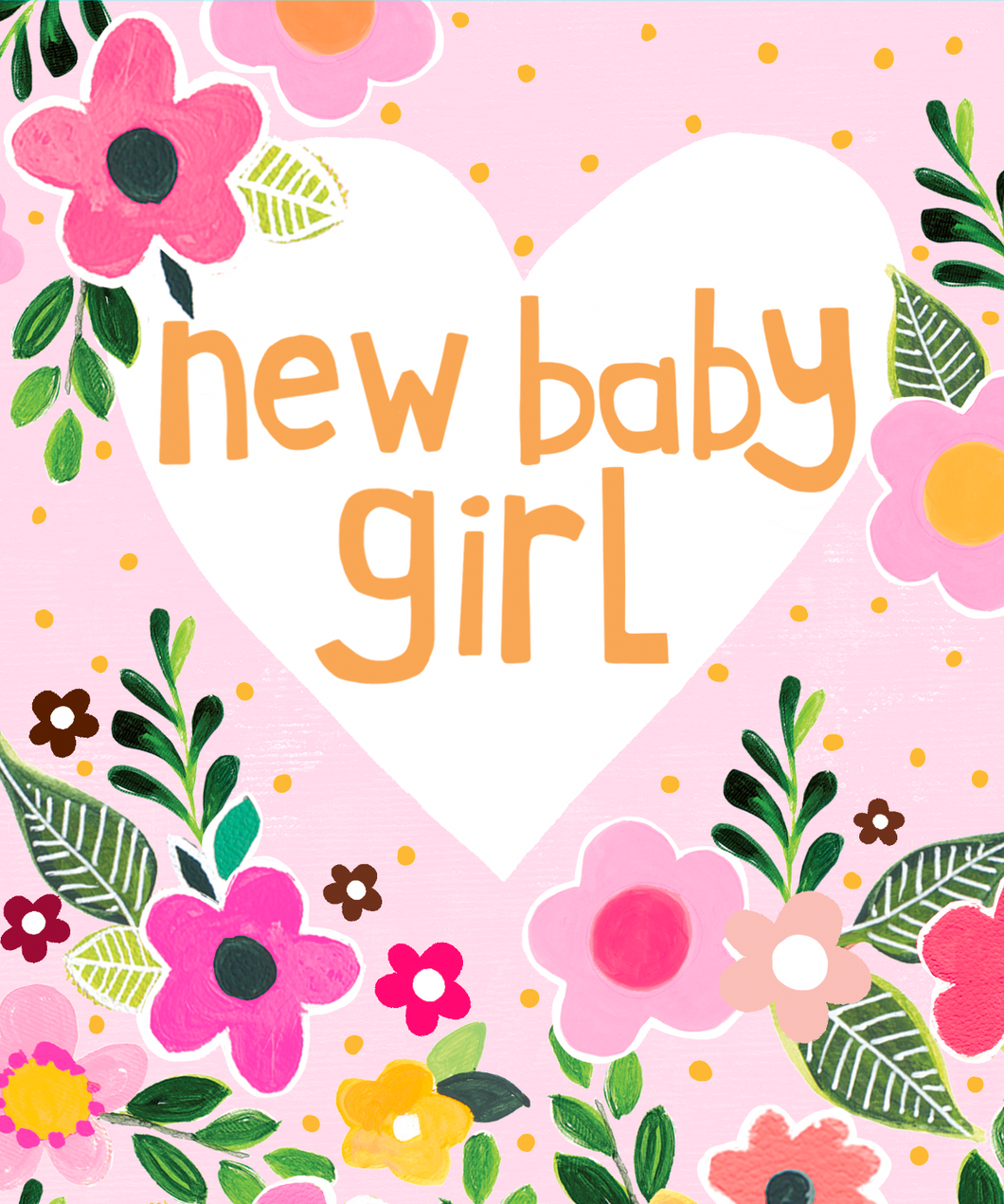 New Baby Girl Card