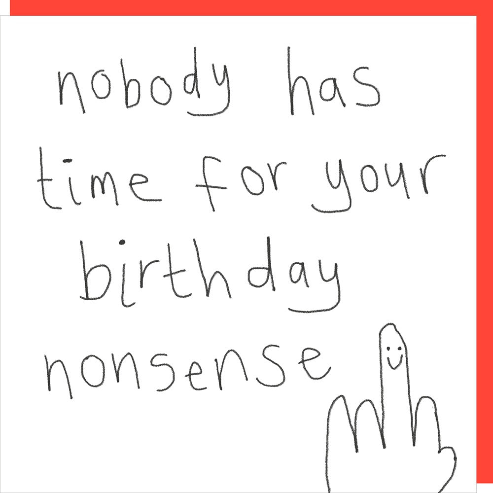 Nonsense Birthday Card By RosieMadeAThing