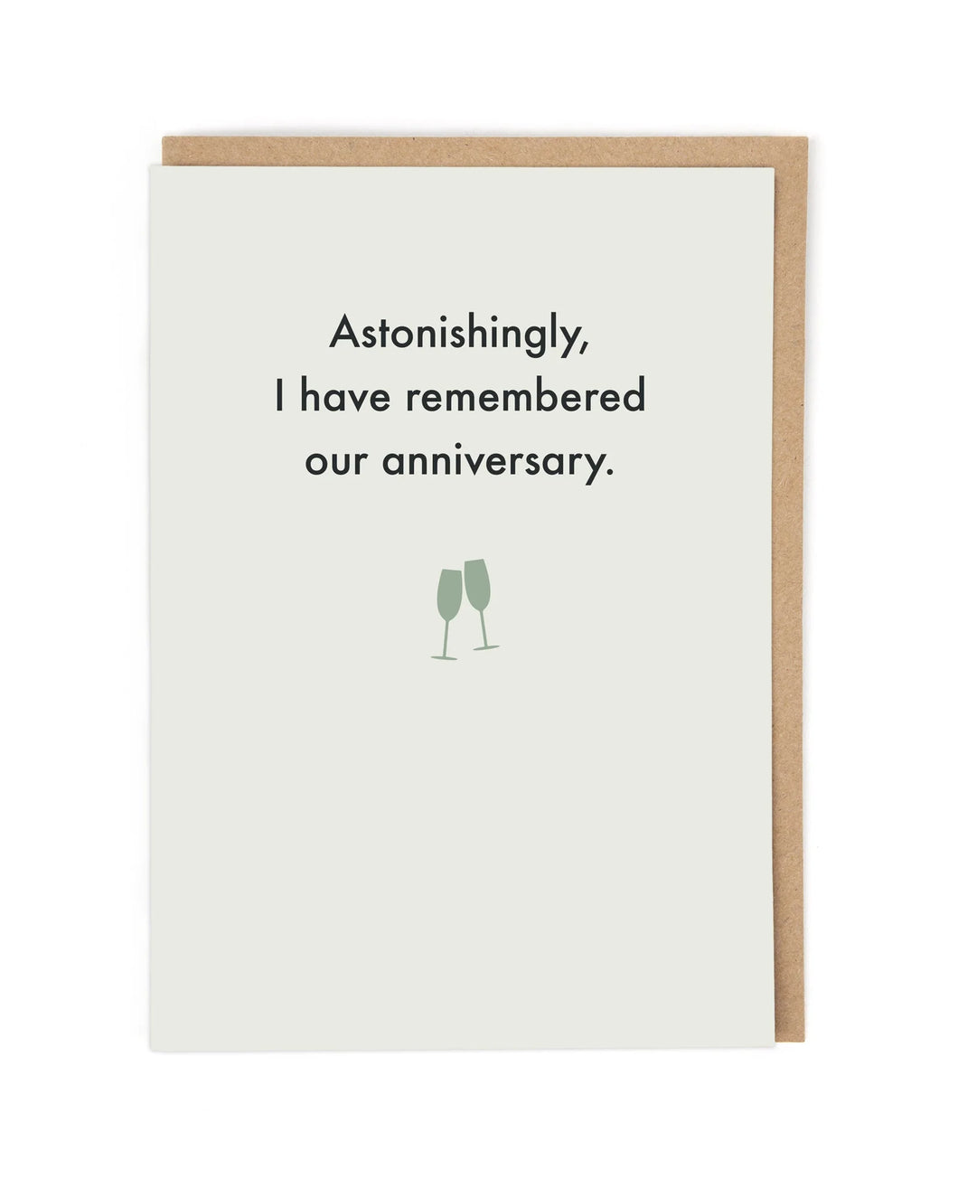I Remembered Anniversary Card
