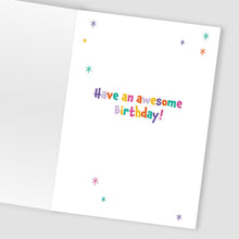 Load image into Gallery viewer, Crocodile 7th Birthday Card With Number  7 Temporary Tattoo
