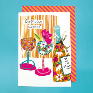 Pop The Fizz Birthday Card