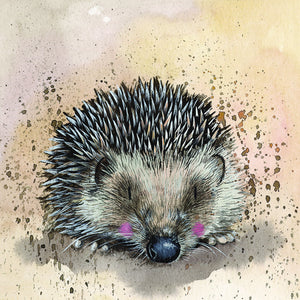 Hedgehog Blank Card