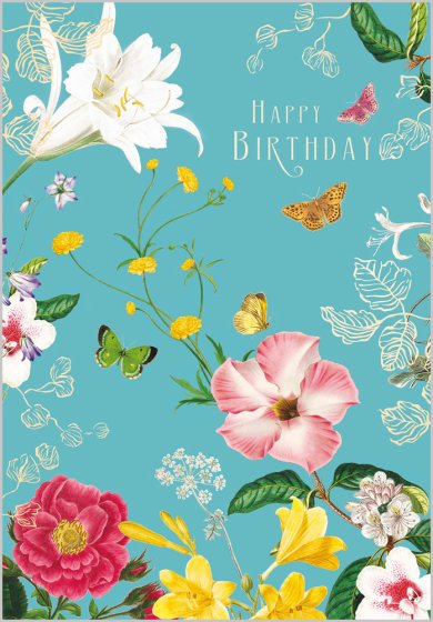 Floral Birthday Card