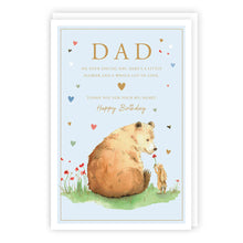 Load image into Gallery viewer, Dad Bear and Rabbit Birthday Card
