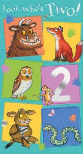 Gruffalo 2nd Birthday Card