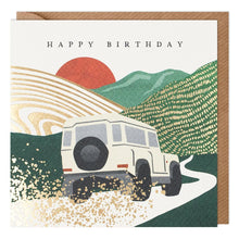 Load image into Gallery viewer, Jeep in Mountains Birthday Card
