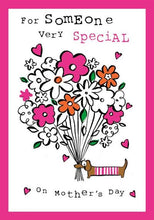 Load image into Gallery viewer, Pink &amp; Orange Bouquet Mother’s Day Card
