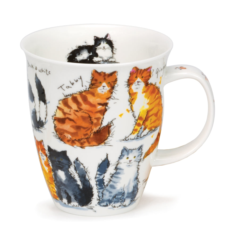 Dunoon Messy Cat Fine Bone China Mug