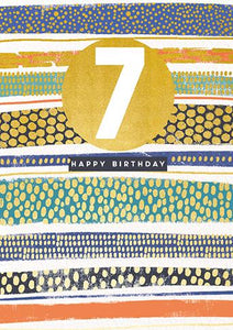 7th Birthday Card