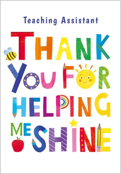 Teaching Assistant Thank You Card
