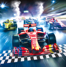 Load image into Gallery viewer, Formula 1 Racing Car Blank Lenticular 3D Card

