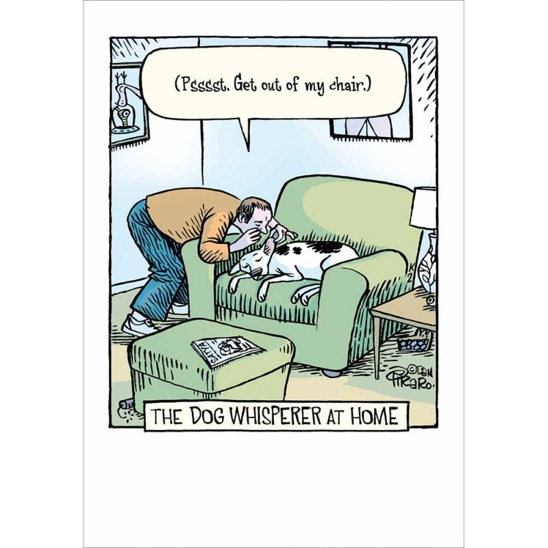 Dog Whisperer Blank Card