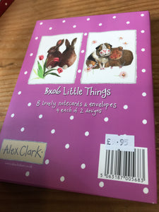 Guinea Pigs and Rabbits Box 8 Notecards