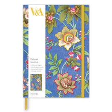 Load image into Gallery viewer, Blue &amp; Yellow Floral Deluxe Journal
