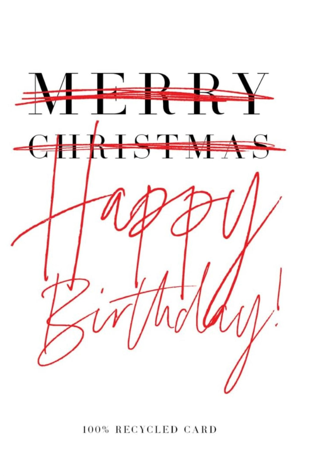 Recycled Birthday Card