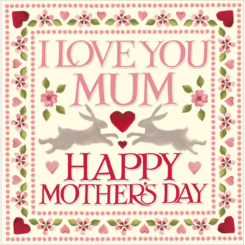 I Love You Mum Mother’s Day Card by Emma Bridgewater