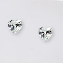 Load image into Gallery viewer, ‘ To The One I Love’  Strerling Silver Crystal Stud Earrings Card
