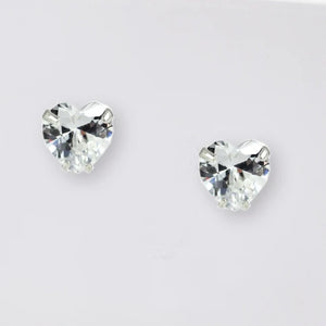 ‘ To The One I Love’  Strerling Silver Crystal Stud Earrings Card