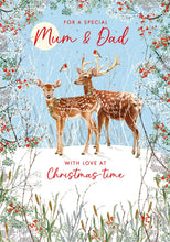 Load image into Gallery viewer, Mum &amp; Dad Deer Christmas Card
