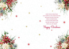 Load image into Gallery viewer, Floral Wife Christmas Card
