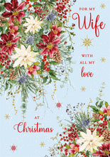 Load image into Gallery viewer, Floral Wife Christmas Card
