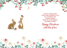 Load image into Gallery viewer, Mum Rabbit &amp; Robin Christmas Card
