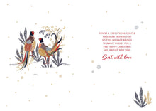 Load image into Gallery viewer, Brother &amp; Sister-in-Law Pheasant Christmas Card
