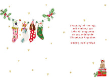 Load image into Gallery viewer, Son &amp; Family Dog Christmas Card
