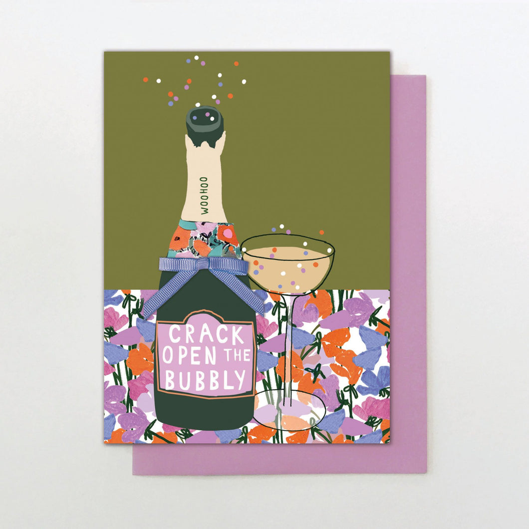 Champagne Birthday Card