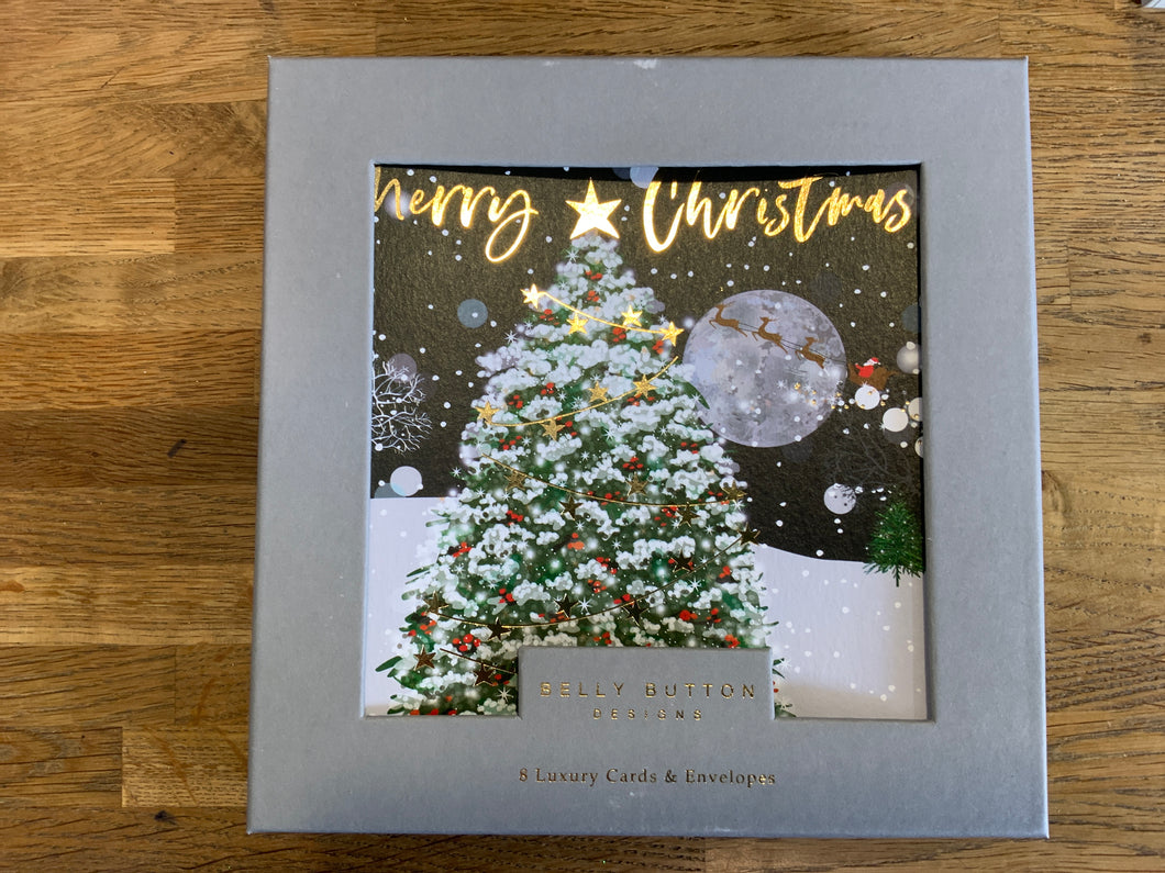 Pack of 8 Luxury Christmas Card