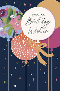 Balloons Birthday Card