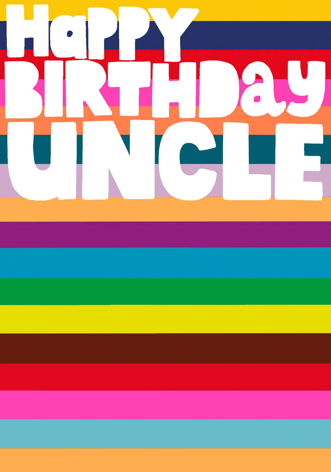 Uncle Birthday Card