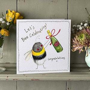 Let’s Bee Celebrating! Congratulations Card by Alex Clark