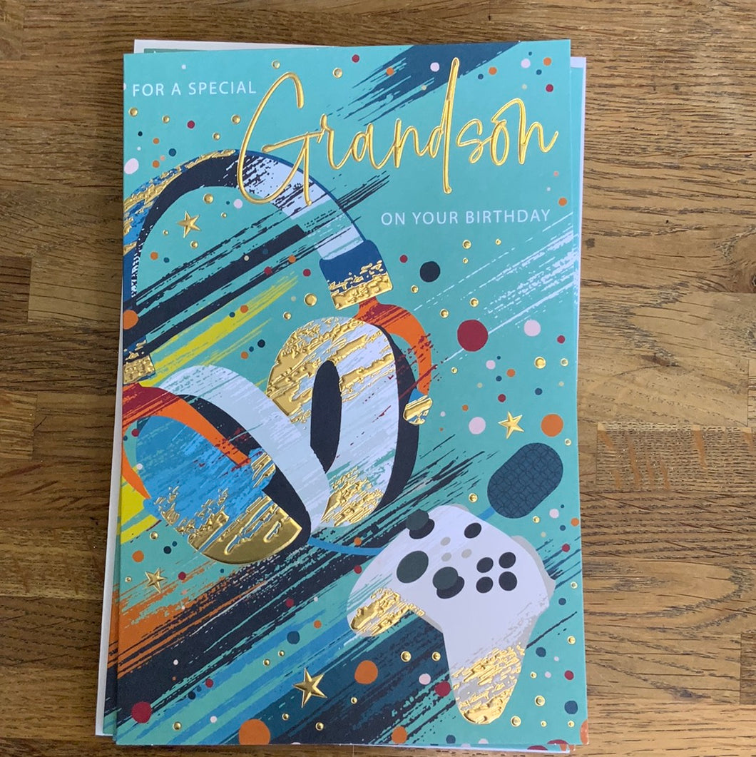 Grandson Birthday Card