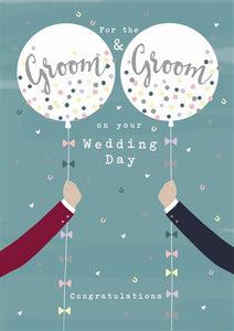 For The Groom & Groom Wedding Card