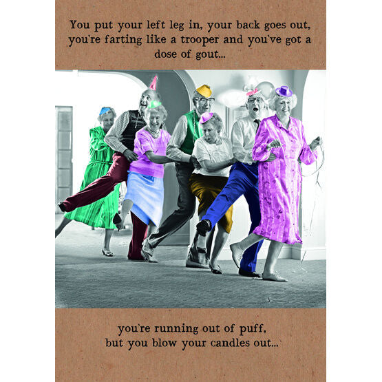 Hokey Cokey Birthday Card