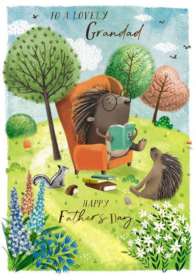 Hedgehog Grandad Father’s Day Card