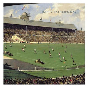 Vintage Football Pitch Father’s Day Card