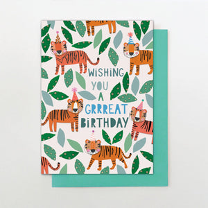 Tiger  Birthday Card