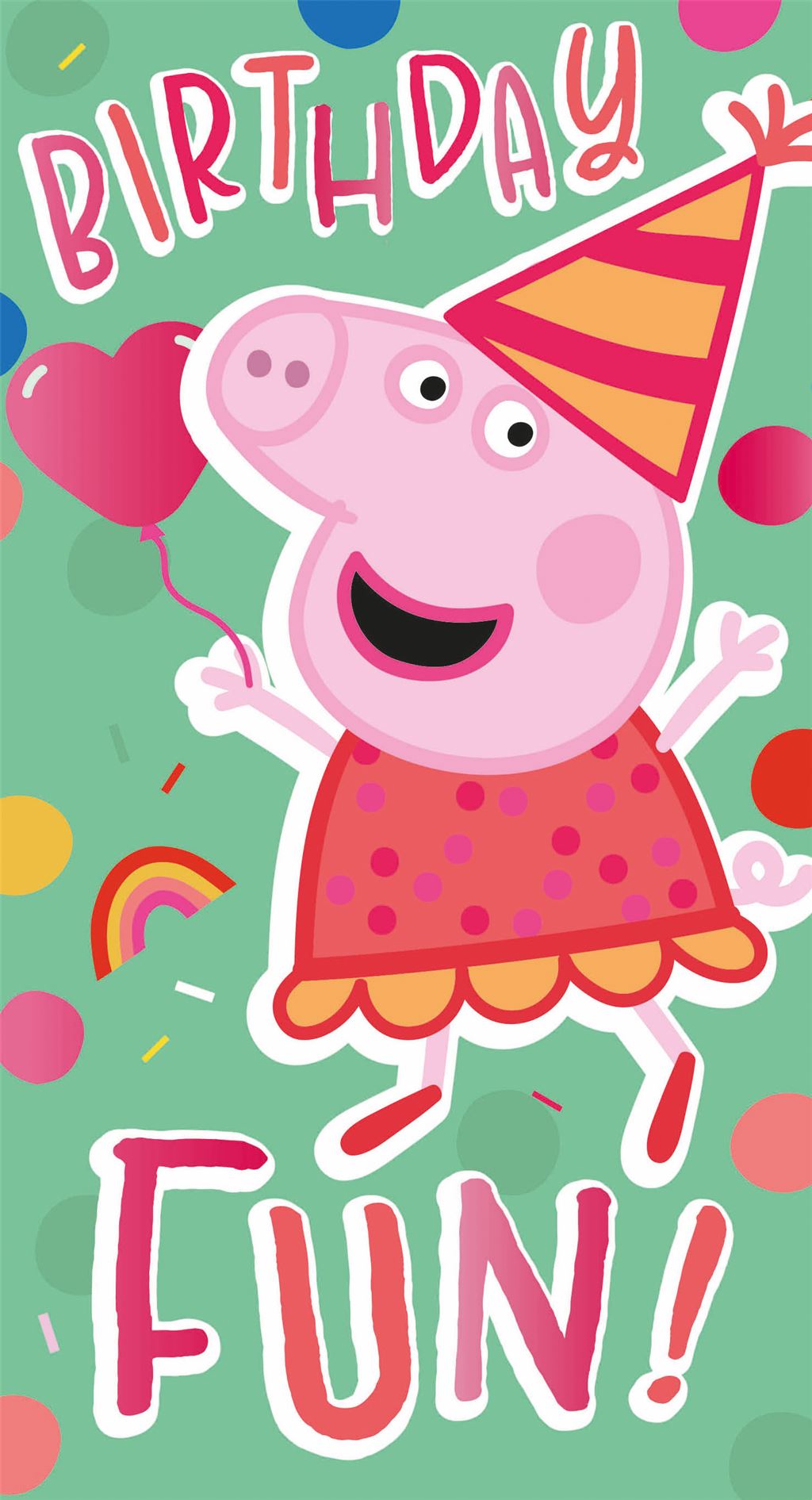 Peppa Pig Fun Birthday Card