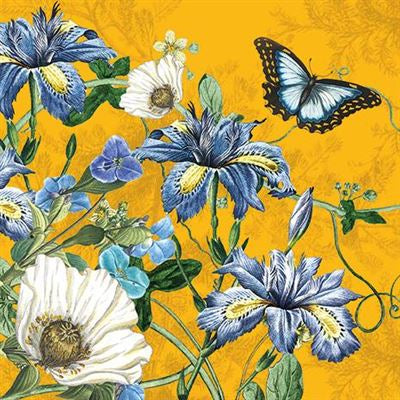 Indigo Sunset Blank Card by The Botanist Collection